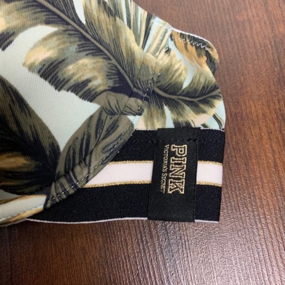 Victoria's Secret Pink Palm Leaf Wear Everywhere Pushup Bra - Picture 6 of 7